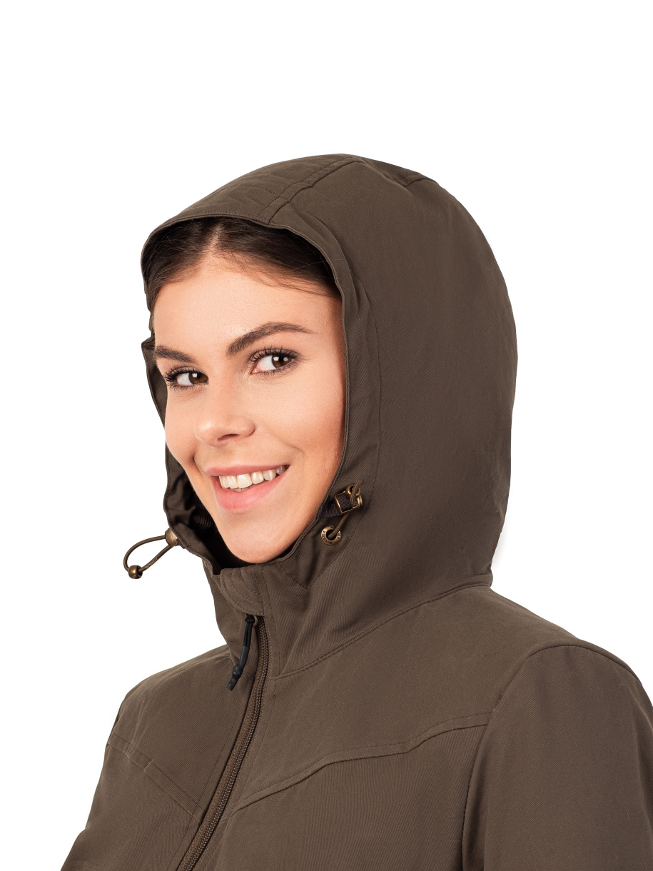 Илва женская куртка для охоты PRIDE, коричневый