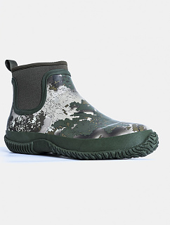 Охотничьи неопреновые низкие сапоги PRIDE Protect Mini (Протект мини) Уральский лес PRLHM-933