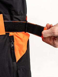 Кайт костюм PAYER, зимний -15, черный-оранжевый